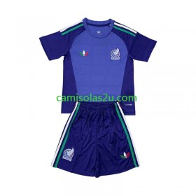 Camisolas de futebol México Guarda Redes Criança Equipamento Alternativa 2026 Manga Curta